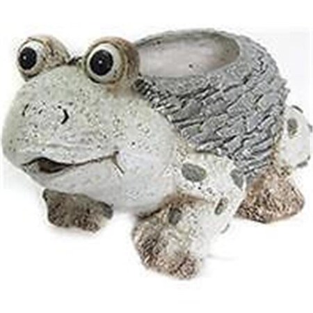 Alpine Corp Alpine Corp QWR480 11 in. Frog Planter QWR480